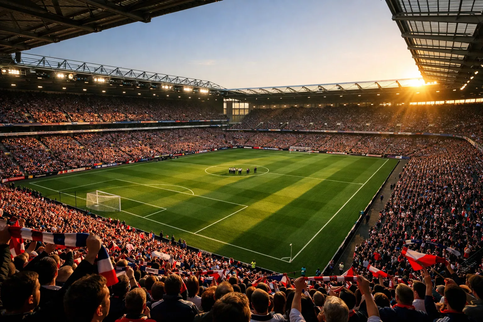 EFL Championship stadium with crowd atmosphere